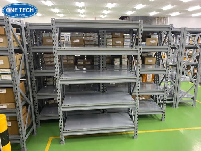 Kích thước tiêu chuẩn của kệ trung tải