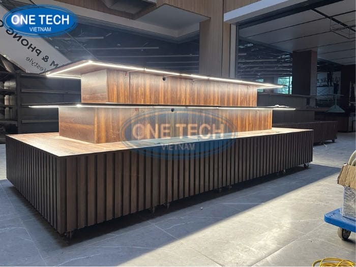 Ụ trưng bày cao cấp tích hợp đèn LED