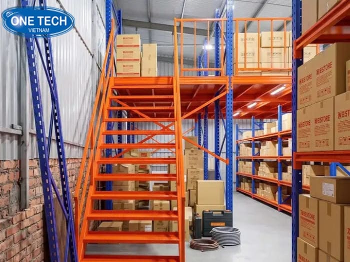 Hình ảnh dự án kệ sàn Lắp đặt hệ thống kệ sàn Mezzanine tại Hà Nội 03