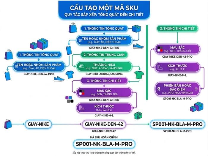 Cấu tạo của một mã SKU
