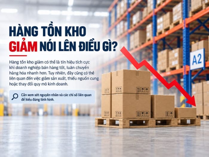 Tìm hiểu về hàng tồn kho giảm