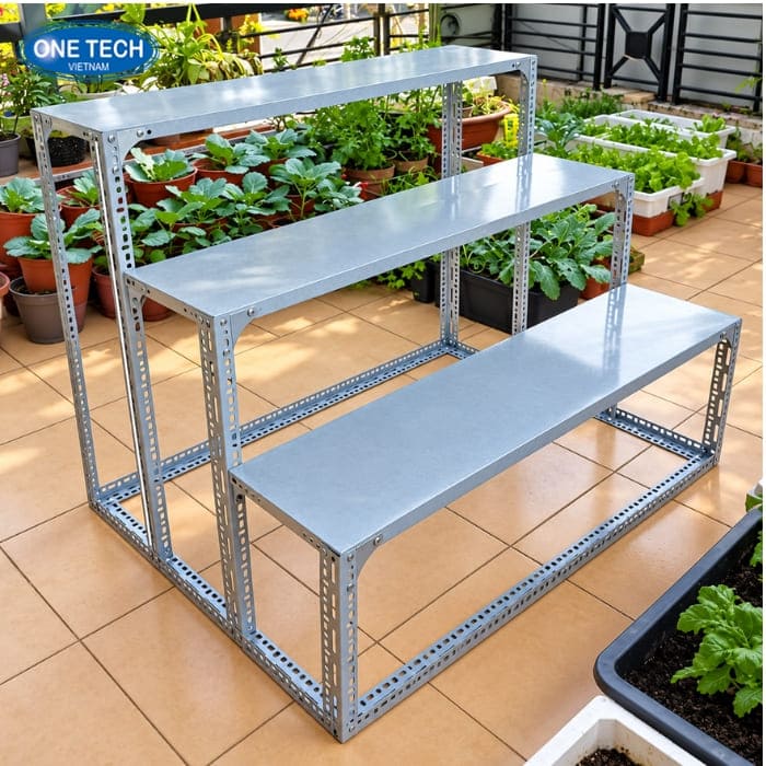 Lợi ích khi dùng kệ V lỗ bậc thang