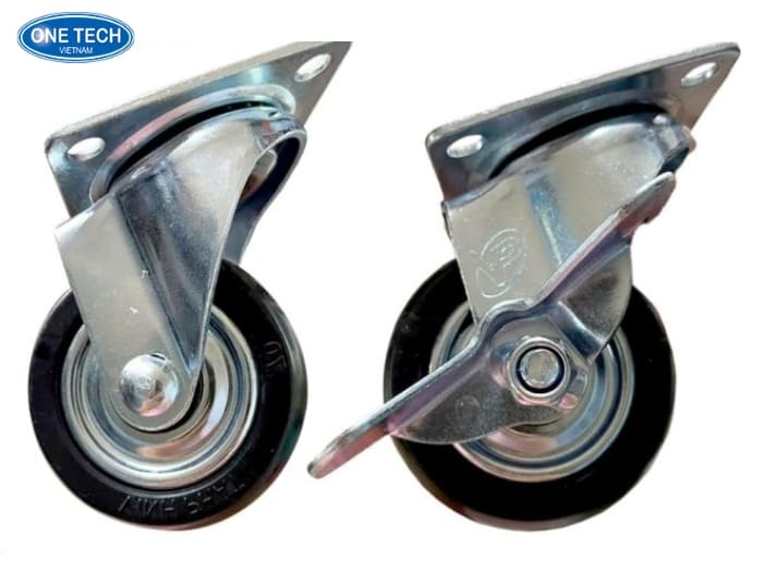 Thiết kế của kệ sắt V lỗ có bánh xe