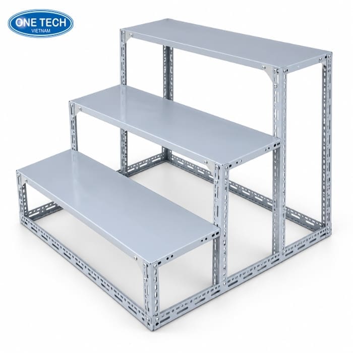 Thông số kỹ thuật của kệ v lỗ bậc thang