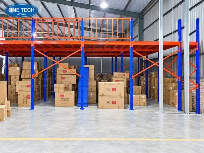 Kệ sàn Mezzanine – Mở rộng diện tích lưu trữ theo chiều cao