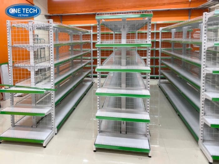 Kệ 6 tầng lưng lưới siêu thị