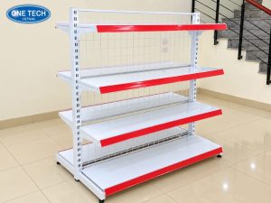 Kệ siêu thị đôi 1m2