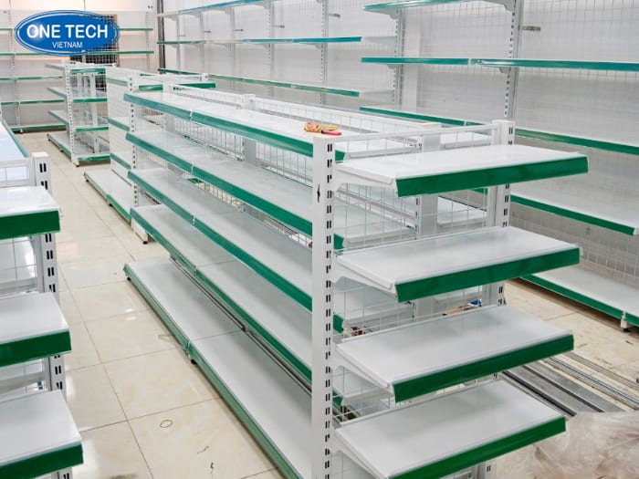 Kệ lưng lưới 1m5 cho siêu thị 