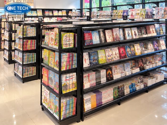 Kệ lưng tôn chắc chắn trưng bày số lượng lớn