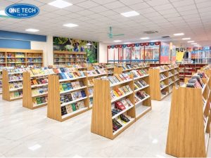 Kệ sách Nha Trang bằng gỗ