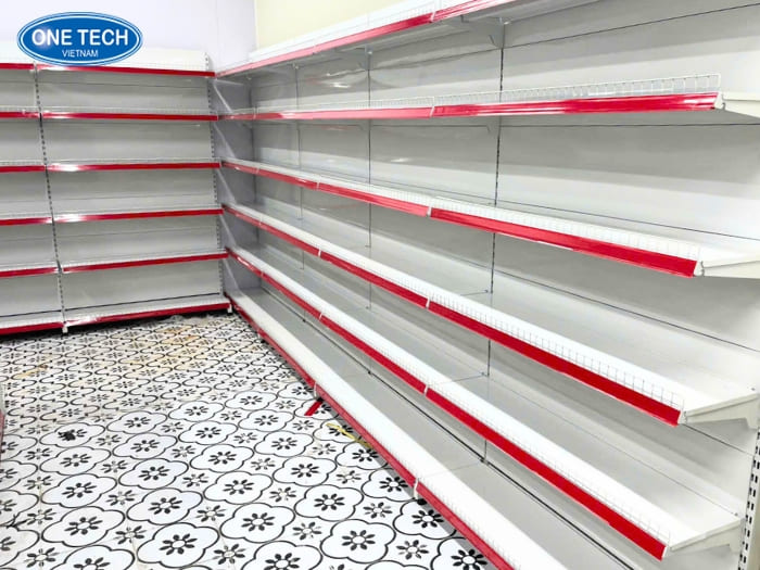 Kệ tôn liền cho siêu thị 1m5