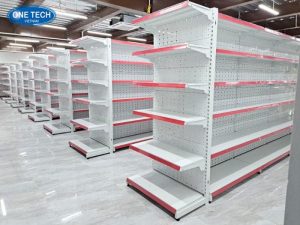 Kệ siêu thị 6 tầng lưng tôn đục lỗ
