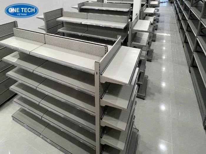 Kệ siêu thị đôi 6 tầng